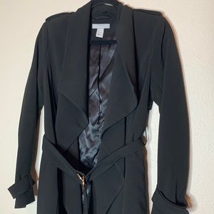 H&M Black Trench Coat
